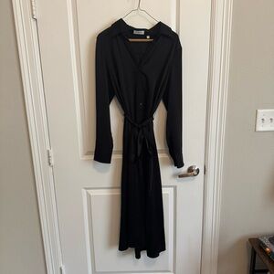 Babaton Satin Midi Dress